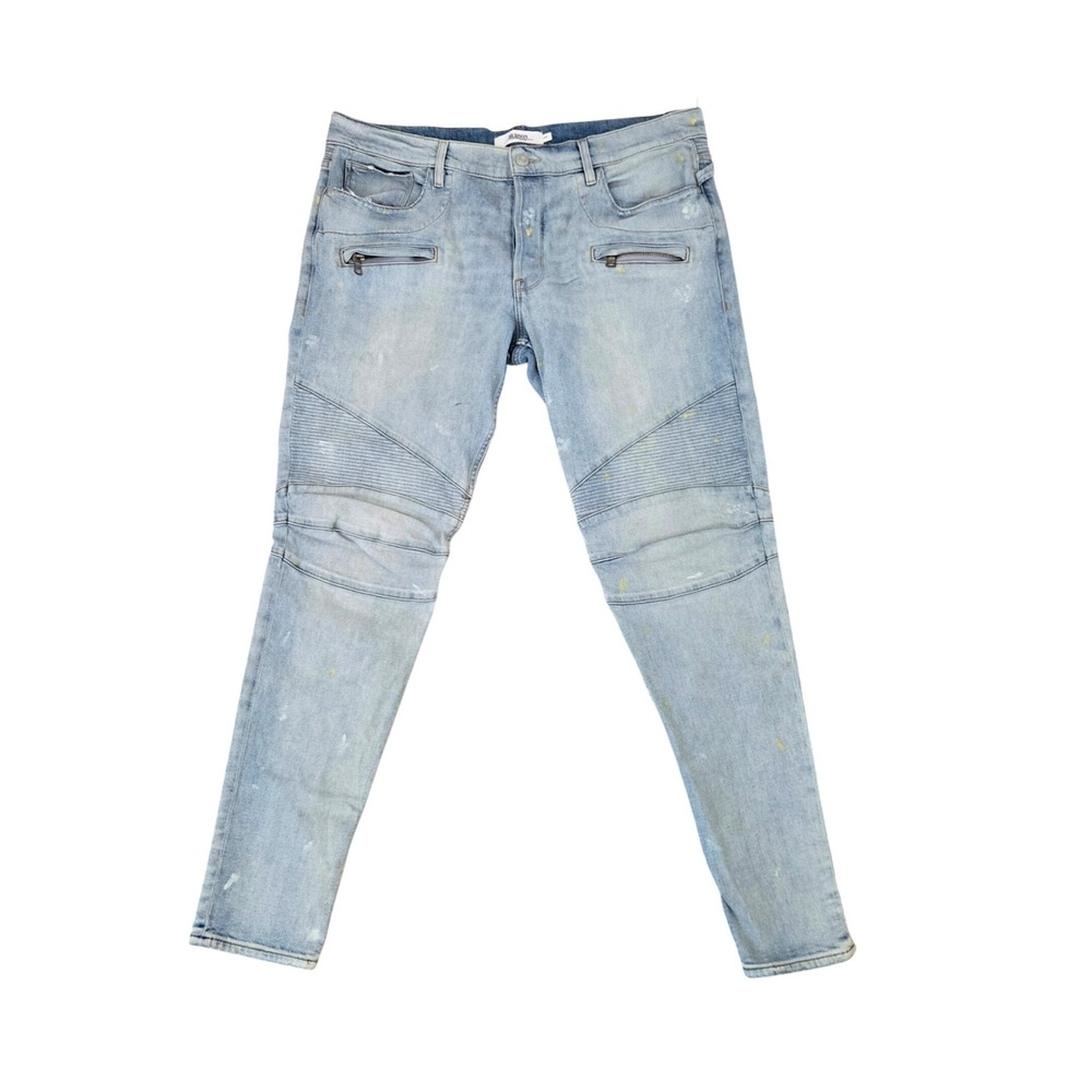 $295 Hudson Blinder Biker V2 Skinny Jeans Mens 40 Streetwear Designer Denim NWOT
